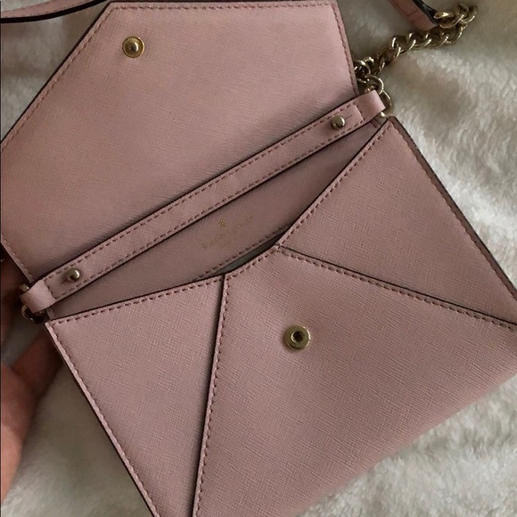 Kate Spade pink wallet on chain - Picture 4 of 5